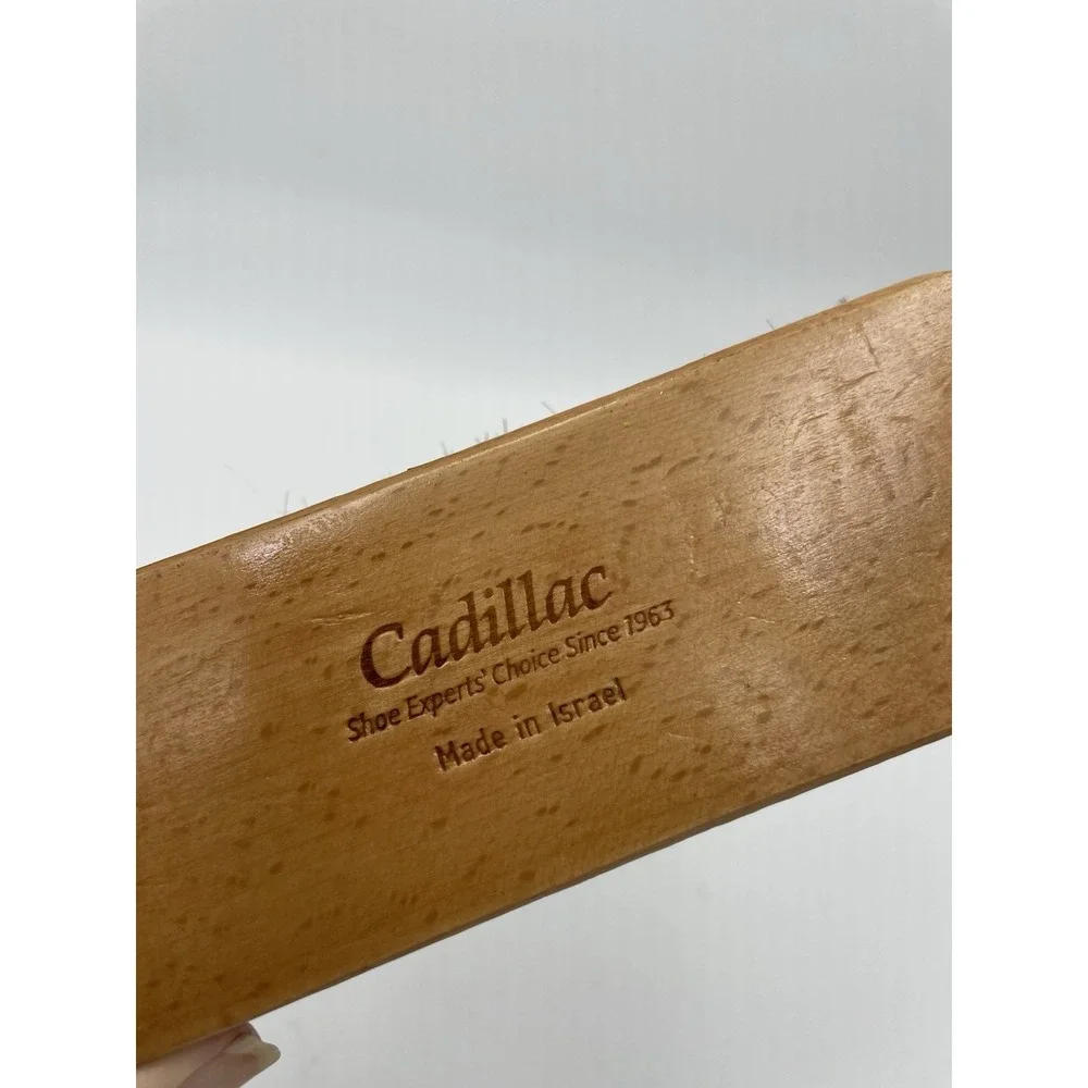 Vintage Cadillac Shoe Shine Brush Made In Israel Wood‎ Handle